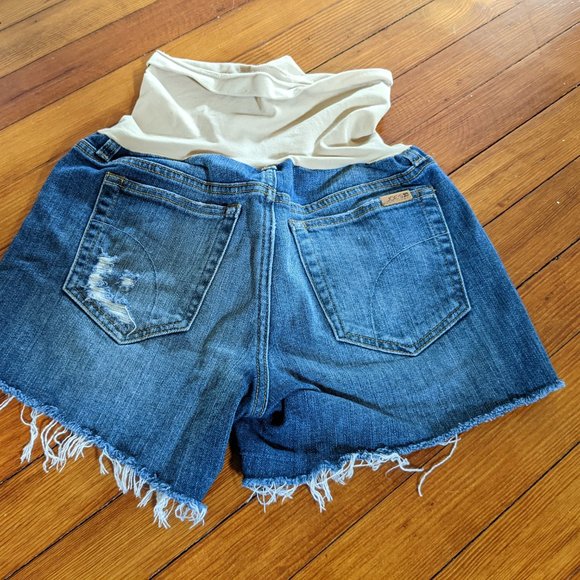 Joe’ Jeans Maternity Collector’s Edition The Ozzie 4” Cut Off Short Size 27 - Picture 4 of 5